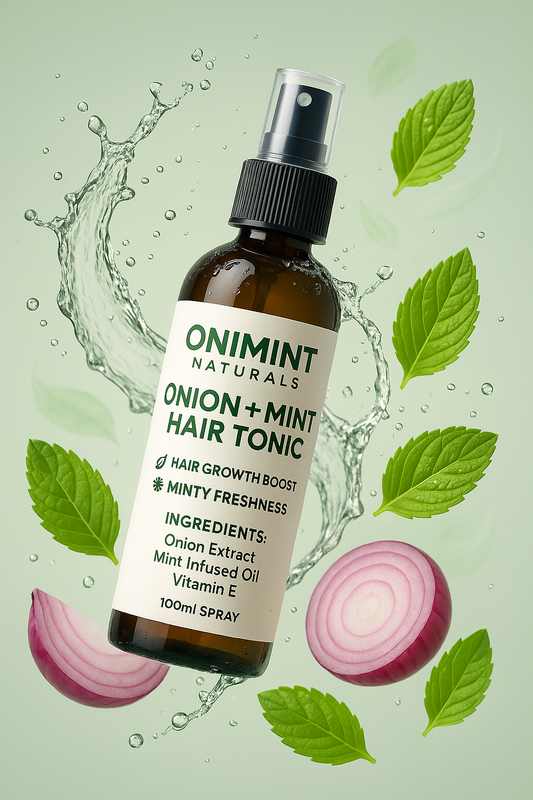 Onimint Naturals – Advanced Herbal Hair Tonic (Onion + Mint Formula