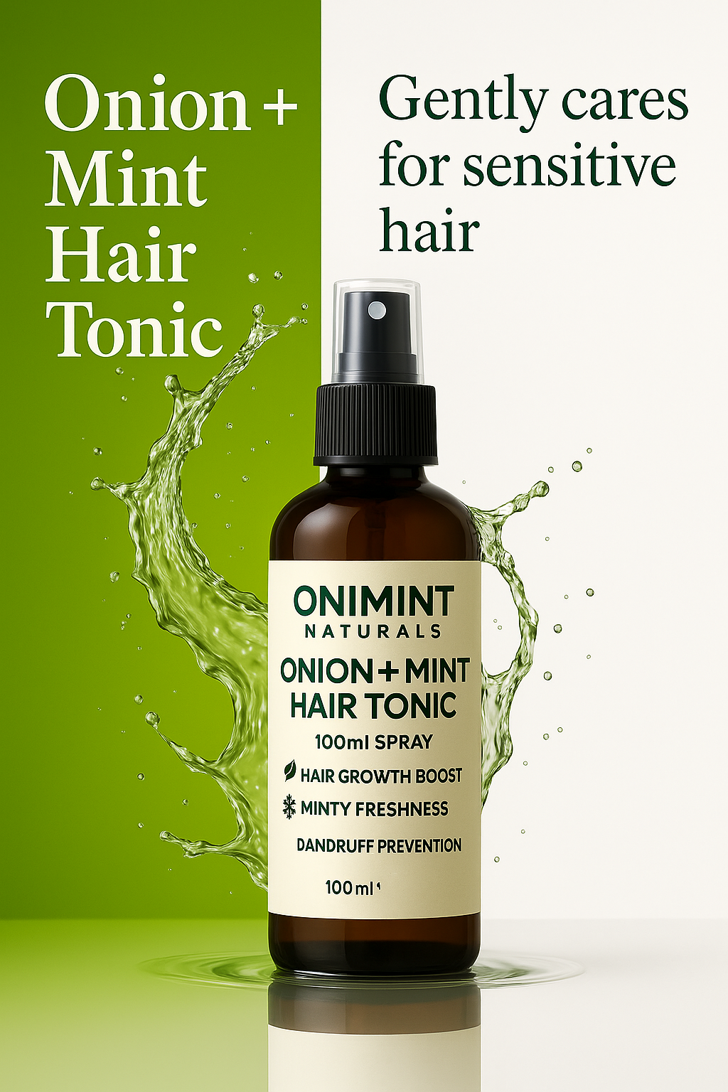 Onimint Naturals – Advanced Herbal Hair Tonic (Onion + Mint Formula