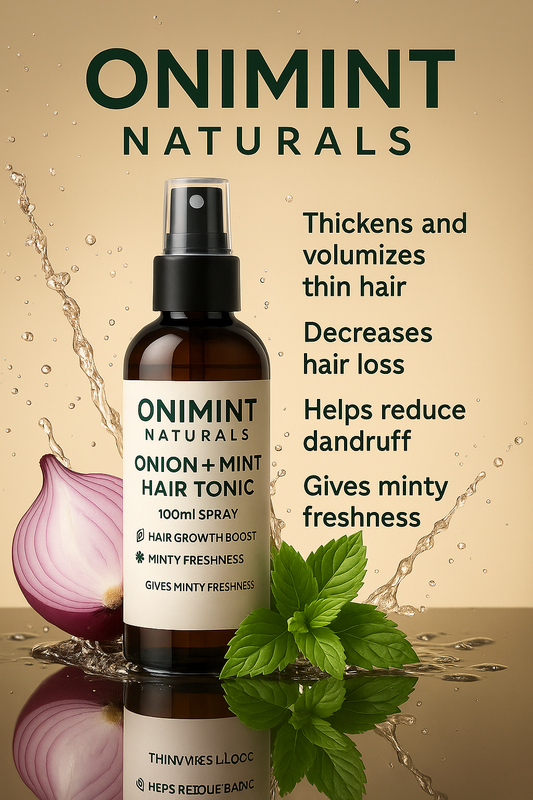 Onimint Naturals – Advanced Herbal Hair Tonic (Onion + Mint Formula