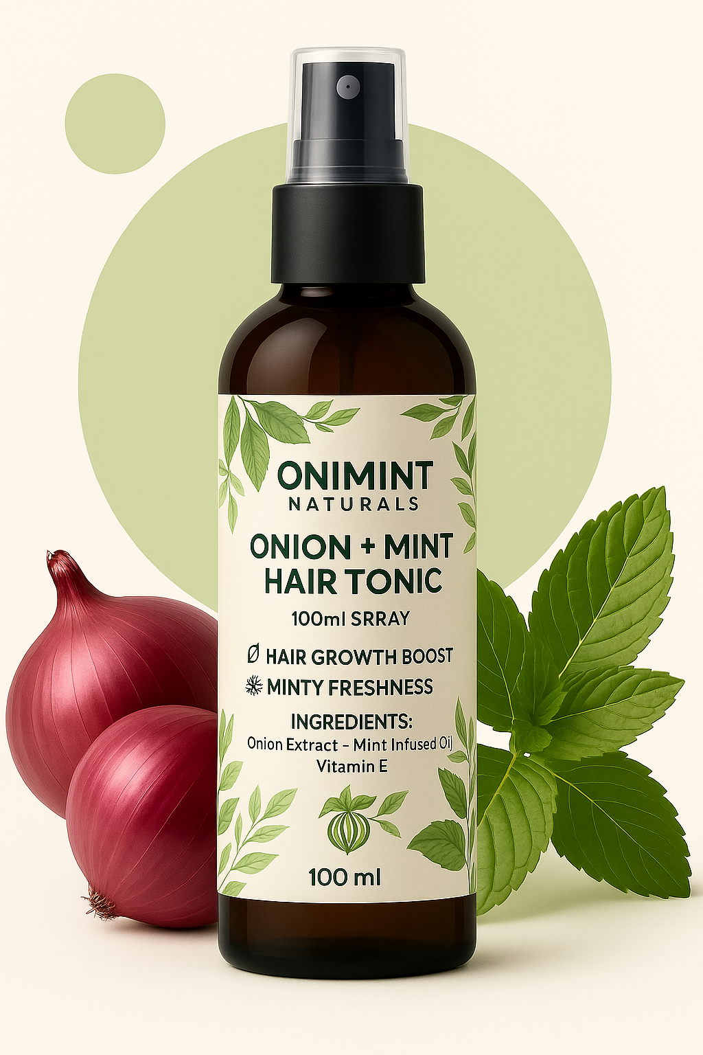 Onimint Naturals – Advanced Herbal Hair Tonic (Onion + Mint Formula