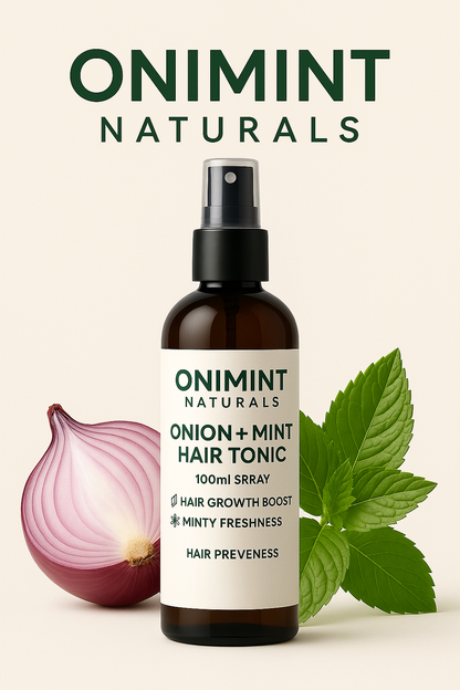 Onimint Naturals – Advanced Herbal Hair Tonic (Onion + Mint Formula